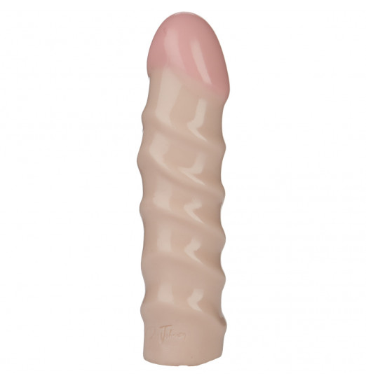 Рельефная насадка для трусиков Vac-U-Lock 6  Raging hard-On Dong - 14,7 см.