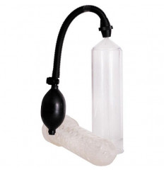 Прозрачный вакуумный массажер-помпа Seaman с силиконовой вставкой