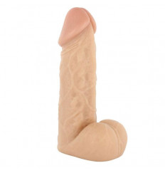 Реалистичный фаллоимитатор с присасывающейся основой SO REAL DONG 6 - 15,2 см.