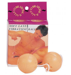 Вагинальные шарики со смещенным центром тяжести SOFT LATEX VIBRATONE BALL