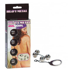 Шарики анальные металлические Heavy Metal