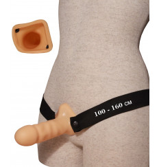 Фаллопротез №0 на резинке размера XXL - 13 см.