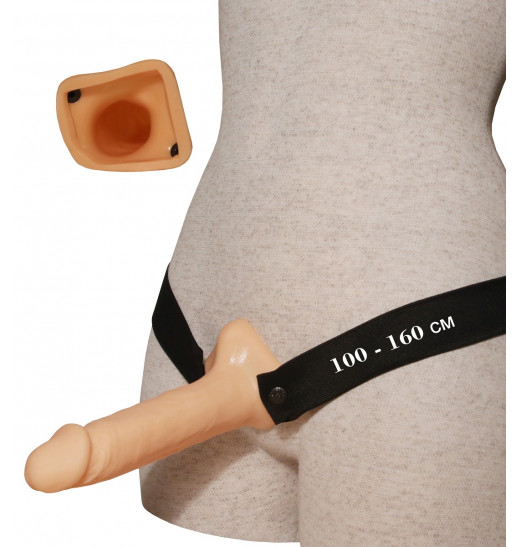 Фаллопротез №2 на резинке размера XXL - 16,3 см. Фаллопротез №2 на резинке размера XXL - 16,3 см.