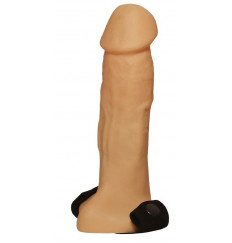 Фаллопротез №5 на резинке размера XXL - 17 см.