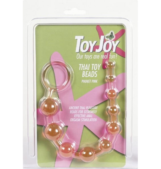 Розовая анальная цепочка с колечком - 25 см. Розовая анальная цепочка с колечком - 25 см.