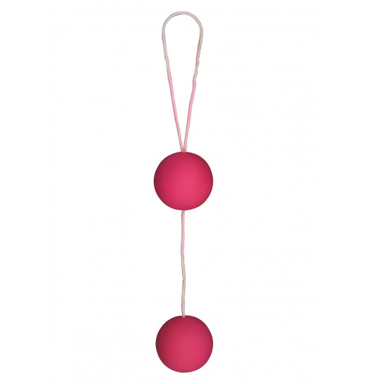 Веселые розовые вагинальные шарики Funky love balls
