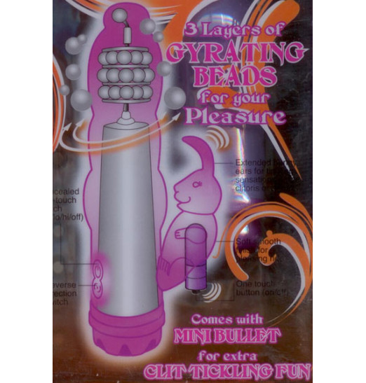 Многофункциональный массажер со стимулятором клитора Ruibous Beauty - 16,5 см.