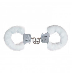 Меховые белые наручники