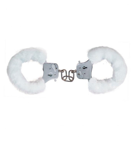 Меховые белые наручники