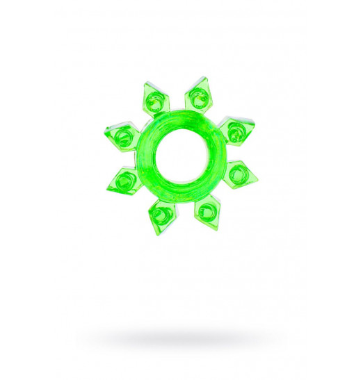 Зеленое эрекционное кольцо-звезда