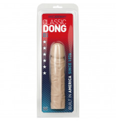 Классический телесный фаллос с рельефом Classic 8  Dong - 20,3 см.