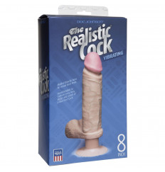 Вибромассажер реалистичной формы The Realistic Cock Vibrating 8” - 23,6 см.