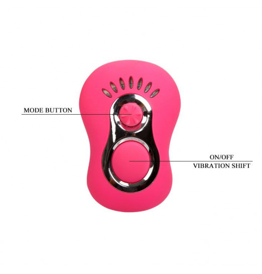 Бабочка для клитора с анальным массажером 3-в-1