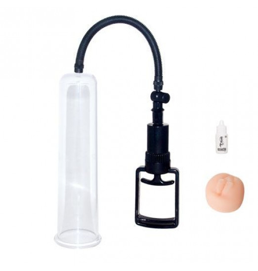 Помпа мужская со вставкой в виде вагины - 25 см.