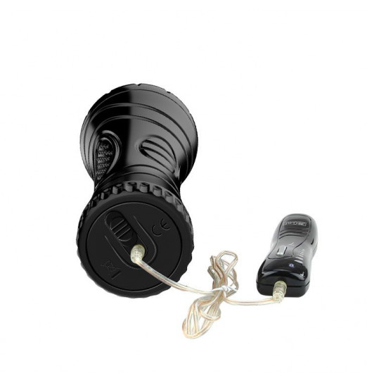 Мастурбатор-анус в колбе с 7 уровнями вибрации и выносным пультом Pink Butt