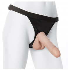 Насадка с трусиками Vac-U-Lock Set 7  Realistic Ultra Harness - 17,3 см.