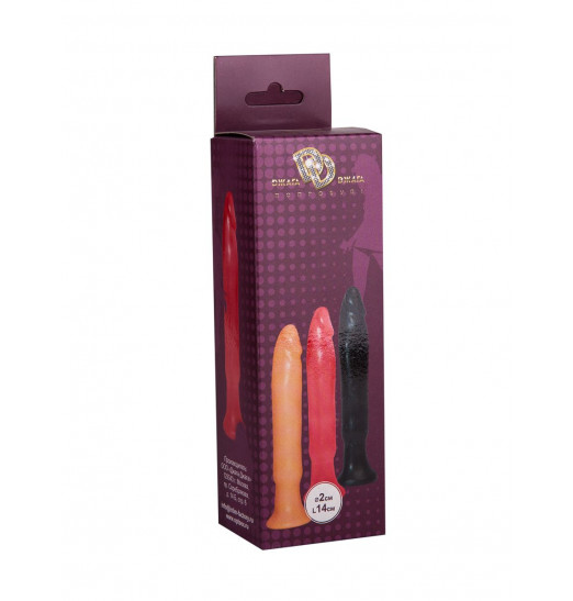 Анальный стимулятор в виде фаллоса - 14 см.