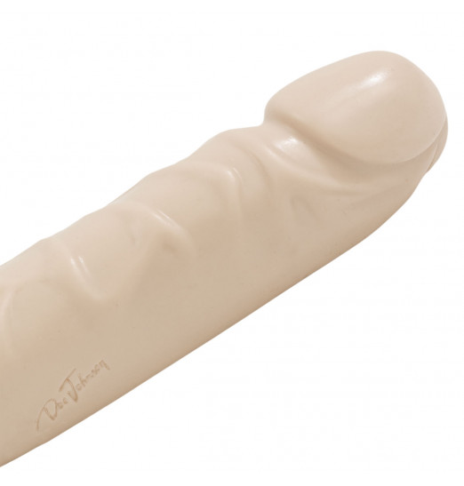 Двухголовый фаллос телесного цвета Jr. Veined Double Header 12 Bender - 29,5 см. Двухголовый фаллос телесного цвета Jr. Veined Double Header 12 Bender - 29,5 см.