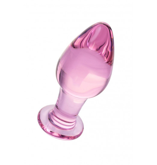 Стеклянный стимулятор-пробка - 10 см.