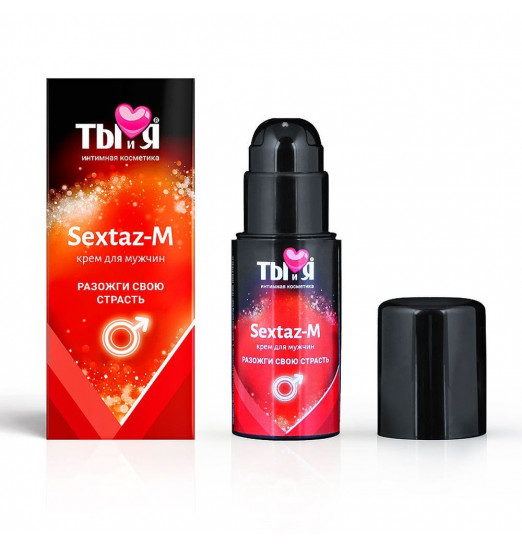 Крем Sextaz-m с возбуждающим эффектом для мужчин - 20 гр.