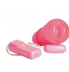 Вагина-девственница с вибрацией и выносным пультом A VIRGIN LITTLE MISS KITTY