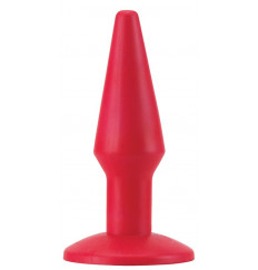 Красная анальная втулка-конус - 12 см.