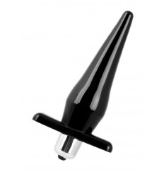 Черная водонепроницаемая вибровтулка Black Red - 12,7 см.