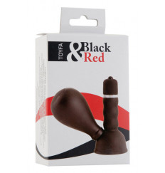 Черный вибратор с грушей на сосок