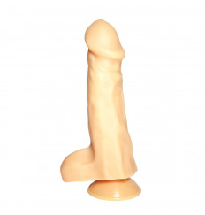 Фаллоимитатор №26 с присоской - 19,5 см.