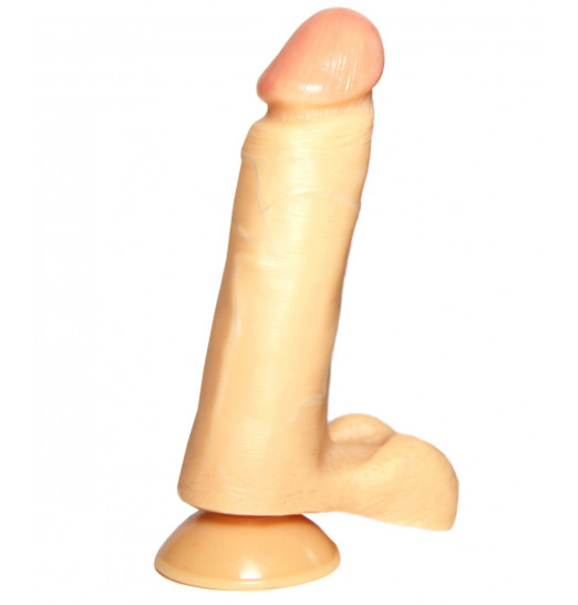 Фаллоимитатор-реалистик №1 с присоской - 19 см.