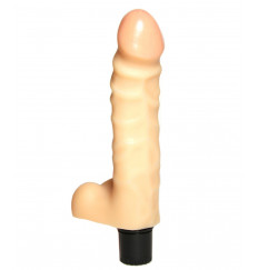 Вибромассажер-реалистик №17 в коробке - 19 см.