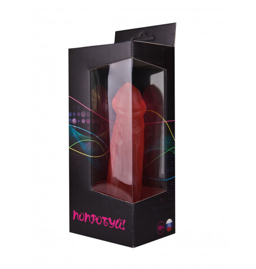 Гелевый фаллоимитатор №26 с присоской - 21 см. Гелевый фаллоимитатор №26 с присоской - 21 см.