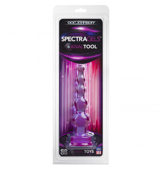 Фиолетовая анальная ёлочка SpectraGels Purple Anal Tool - 17,5 см. Фиолетовая анальная ёлочка SpectraGels Purple Anal Tool - 17,5 см.