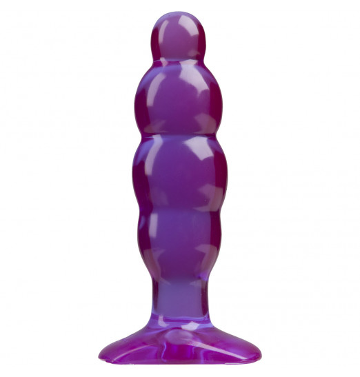 Фиолетовая рельефная анальная пробка SpectraGels Purple Anal Stuffer - 14 см. Фиолетовая рельефная анальная пробка SpectraGels Purple Anal Stuffer - 14 см.
