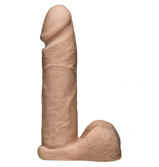 Ультрареалистичная насадка для трусиков Vac-U-Lock 8  ULTRASKYN Cock - 20,57 см.