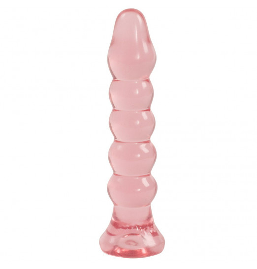 Анальная елочка из розового геля Crystal Jellies Anal Plug Bumps - 15,2 см. Анальная елочка из розового геля Crystal Jellies Anal Plug Bumps - 15,2 см.