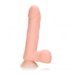 Реалистичный телесный фаллос Pure Skin Player Dongs with Suction Cup 6.25  - 21 см.