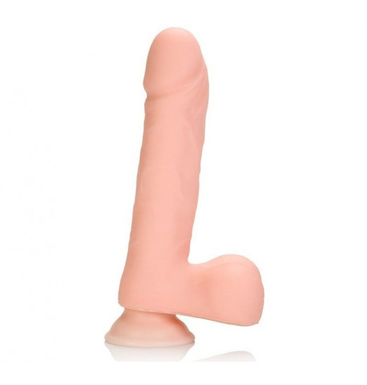 Реалистичный телесный фаллос Pure Skin Player Dongs with Suction Cup 6.25  - 21 см.
