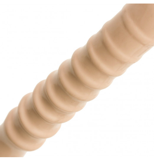 Телесный анальный стимулятор Anal Twist - 29 см.