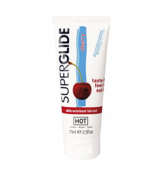 Съедобный лубрикант на водной основе Superglide с ароматом вишни - 75 мл. Съедобный лубрикант на водной основе Superglide с ароматом вишни - 75 мл.