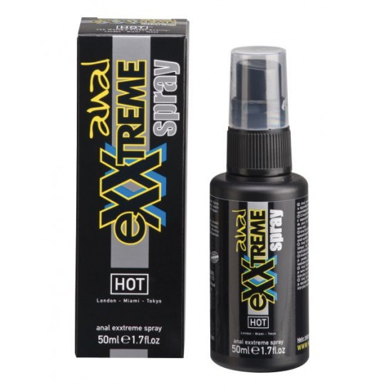 Защитный и расслабляющий анальный спрей Exxtreme - 50 мл. Защитный и расслабляющий анальный спрей Exxtreme - 50 мл.