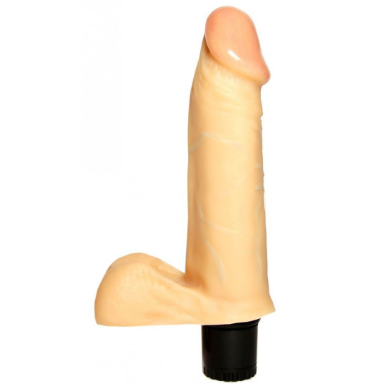 Вибратор-реалистик с мошонкой №2 - 16,3 см.