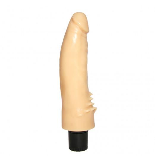 Вибратор-реалистик №10 с усиками - 17 см.