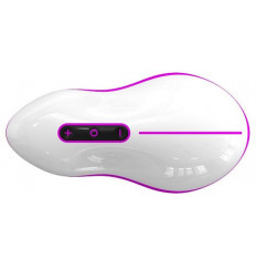 Бело-розовый вибростимулятор Mouse