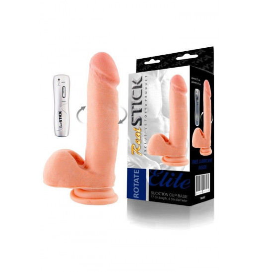 Телесный ротатор на присоске - 17 см.