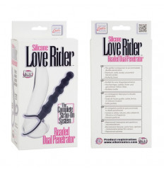 Анальная ёлочка с петлями для крепления на члене - 14,5 см.