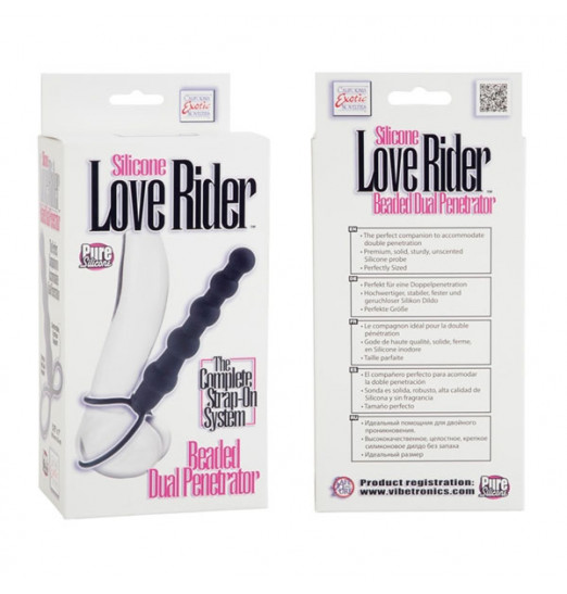 Анальная ёлочка с петлями для крепления на члене - 14,5 см. Анальная ёлочка с петлями для крепления на члене - 14,5 см.