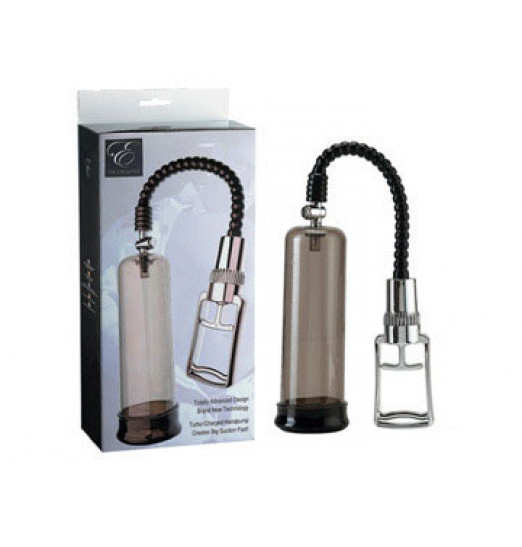 Черная вакуумная помпа с насосом - 21,5 см.