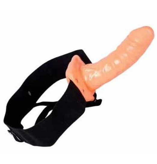 Телесный полый фаллопротез EVERLASTING - 18 см. Телесный полый фаллопротез EVERLASTING - 18 см.