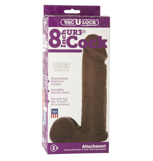 Насадка-реалистик Vac-U-Lock 8  ULTRASKYN Cock - 20,6 см.